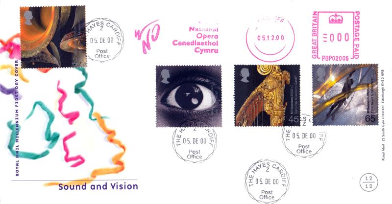 2000 (12) Sound & Vision - RM - The Hayes, Cardiff CDS + Welsh National Opera Meter Mark