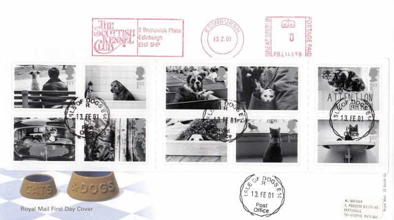 2001 (02) Cats & Dogs - RM - Isle of Dogs CDS + The Scottish Kennel Club Meter Mark