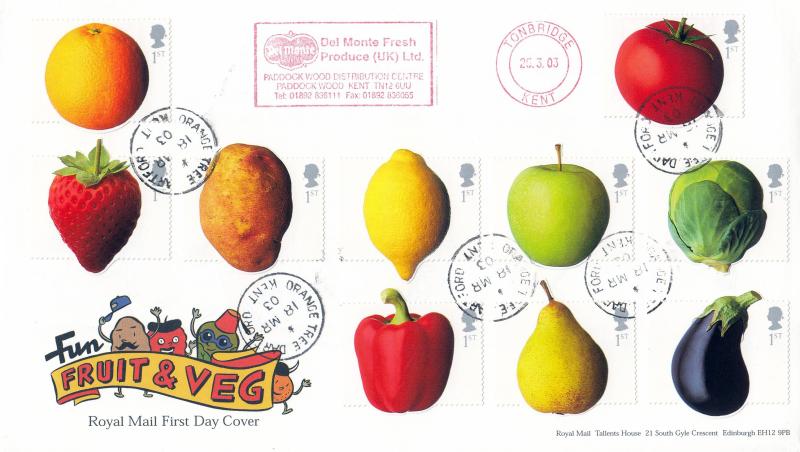 2003 (03) Fun Fruit & Veg - RM - Orange Tree CDS + Del Monte Fresh Produce (UK) Ltd Meter Mark