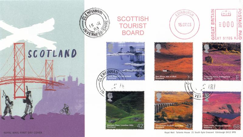 2003 (07) Scotland - RM - Glenfinnan CDS + Scottish Tourist Board Meter Mark