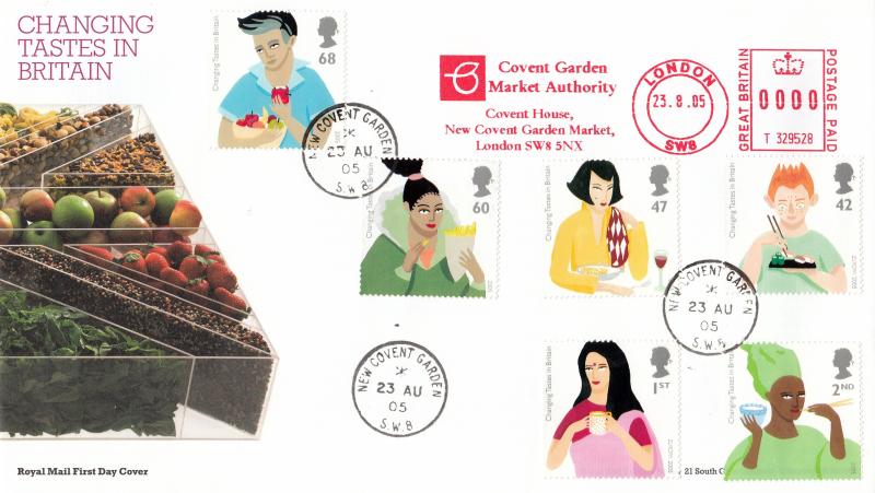 2005 (08) Changing Tastes - RM - New Covent Garden CDS + Covent Garden Market Authority Meter Mark