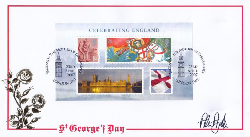 2007 (04) England M/S - Internet Official - Signed by Air Alan Ayckbourne