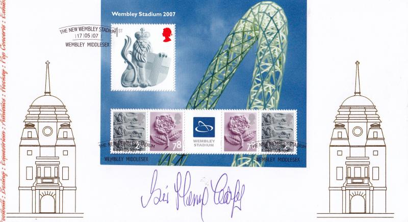 2007 (05) Wembley Stadium M/S - Internet 'New Wembley Stadium' Official - Signed by the late Sir Henry Cooper