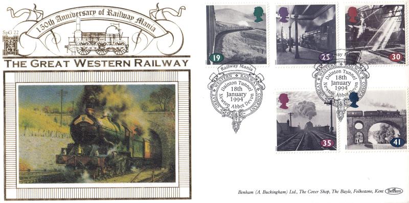 1994 (01) The Age of Steam - Benham SPG 22 Great Western Railway Dainton Tunnel Official