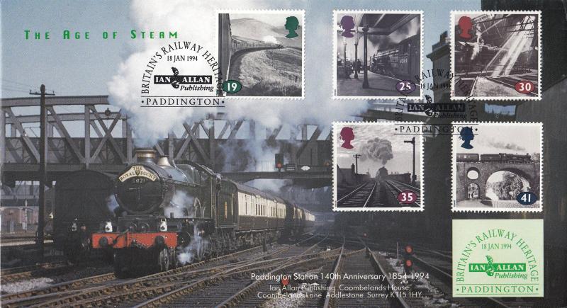 1994 (01) The Age of Steam - Covercraft Ian Allen Publishing Official