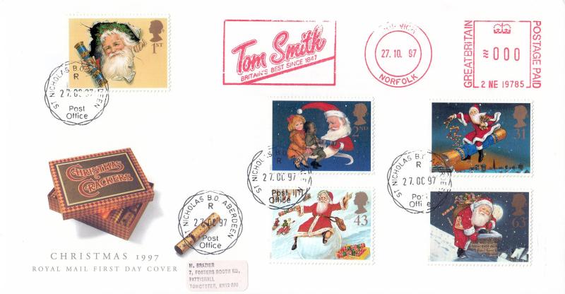 1997 (10) Christmas - RM - St Nicholas BO CDS + Tom Smith Meter Mark