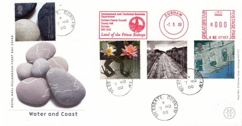 2000 (03) Water & Coast - RM - Gilesgate, Durham CDS + Durham County Council Meter Mark
