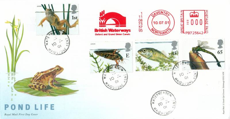 2001 (07) Pondlife - RM - Watermeadow CDS + British Waterways Meter Mark