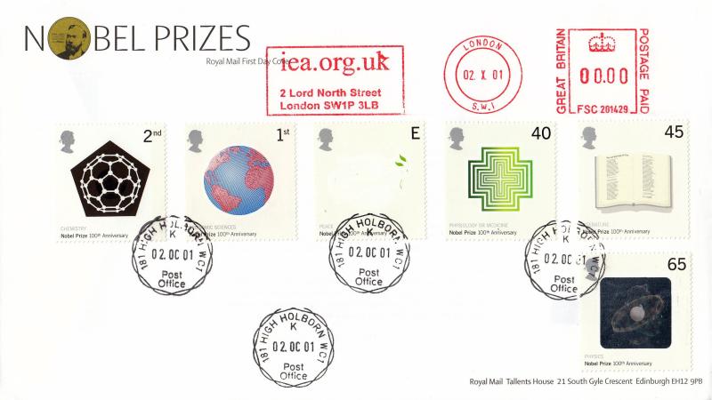 2001 (10) Nobel Prizes - RM - High Holborn CDS + IEA Meter Mark