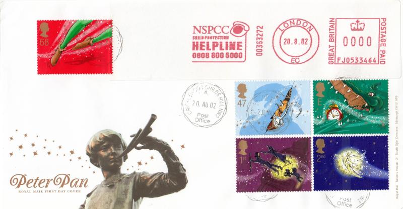 2002 (08) Peter Pan - RM - Childs Hill CDS + NSPCC Helpline Meter Mark