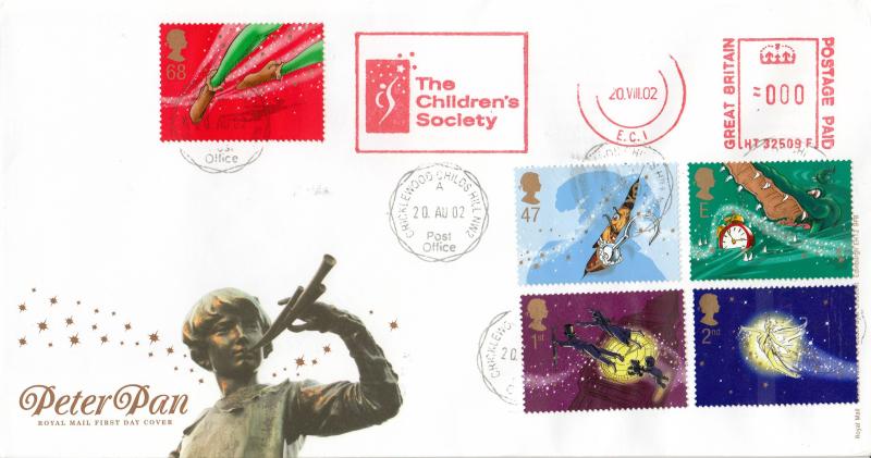 2002 (08) Peter Pan - RM - Childs Hill CDS + The Children's Society Meter Mark