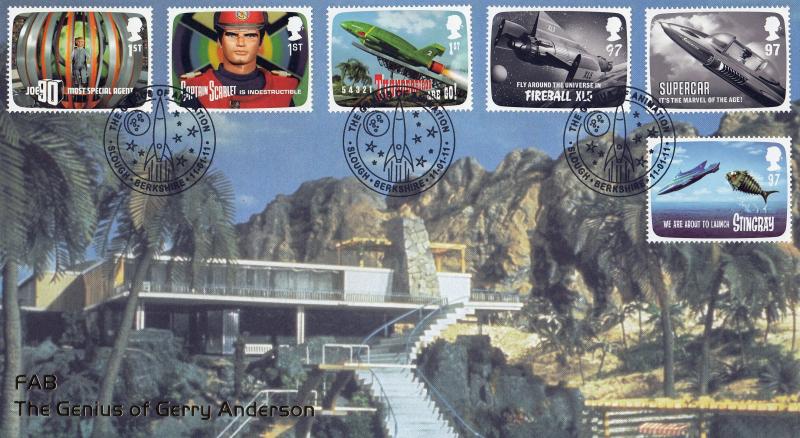 2011 (01) Gerry Anderson (Stamps) - Internet 'Slough' (Base) Special