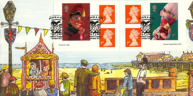 2001 (09) Puppets NVI Retail Book - Bletchley Park Official (NO Cyl No Version)