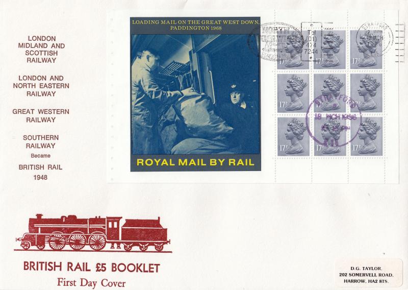 1986 (03) British Rail PSB - Historic Relics 'Red Loco' Cover - North Woolwich Old Station Museum Slogan