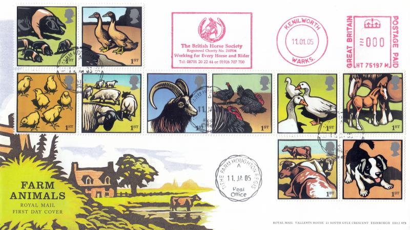 2005 (01) Farm Animals - RM - Tithe Farm CDS + The British Horse Society Meter Mark