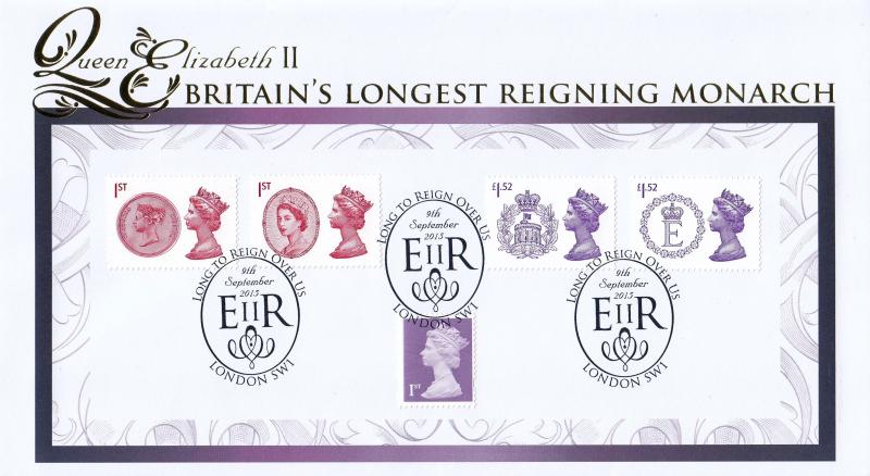 2015 (09) Long To Reign Over Us M/S - Internet Stamps 'London SW1 EIIR' Official