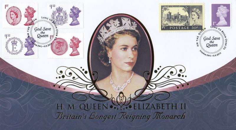 2015 (09) Long To Reign Over Us M/S - Internet Stamps 'SW1, God Save The Queen' Special