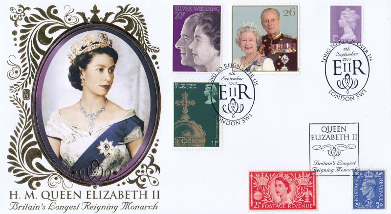 2015 (09) Long To Reign Over Us M/S - Internet Stamps 'London SW1 EIIR' Official (s)