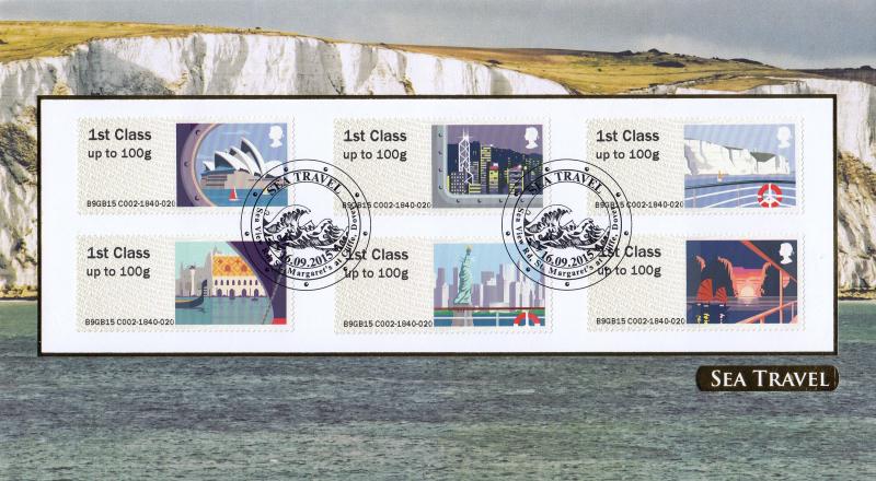 2015 (09) Sea Travel Post & Go - Internet 'St Margaret's at Cliffe, Dover' Official