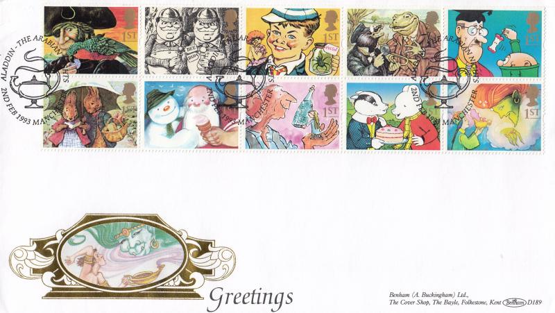 1994 (02) Greetings - Benham D189 - Aladdin, Manchester Official