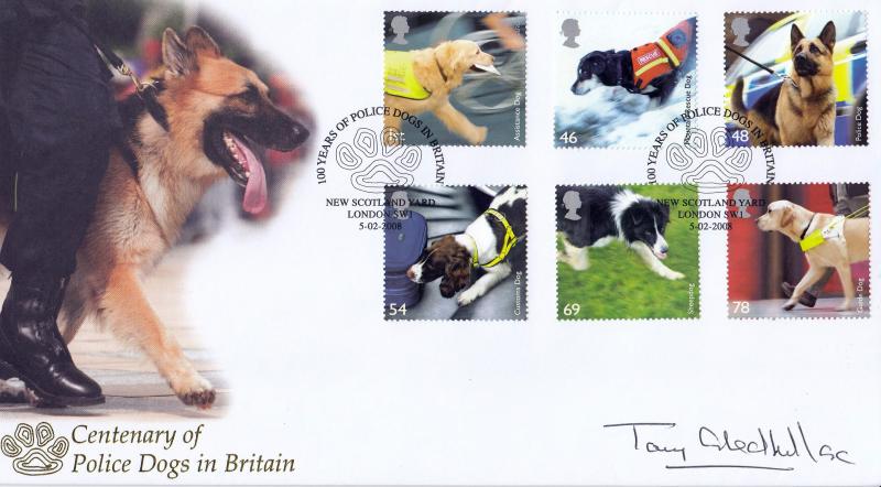 2015 (02) Working Dogs - Internet 'Police Dogs' Official - Signed by Tony Gledhill GC