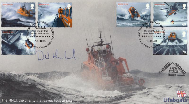 2008 (03) Rescue At Sea - Internet 'RNLI Isle of Barra' Official - Signed by Donald MacLeod