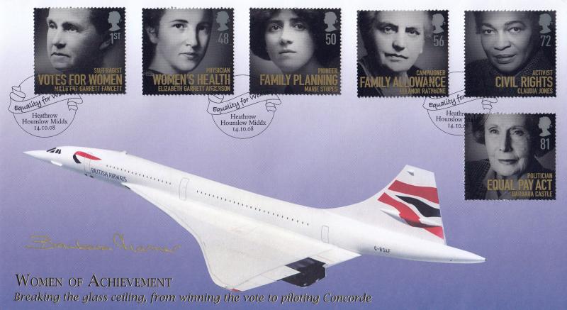 2008 (10) Women of Distinction - Internet 'Concorde' Official - Signed by Barbara Harmer