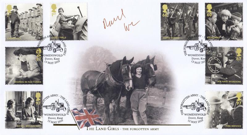 2010 (05) Britain Alone (Stamps) - Internet 'The Land Girls' Official - Signed by Rachel Weisz