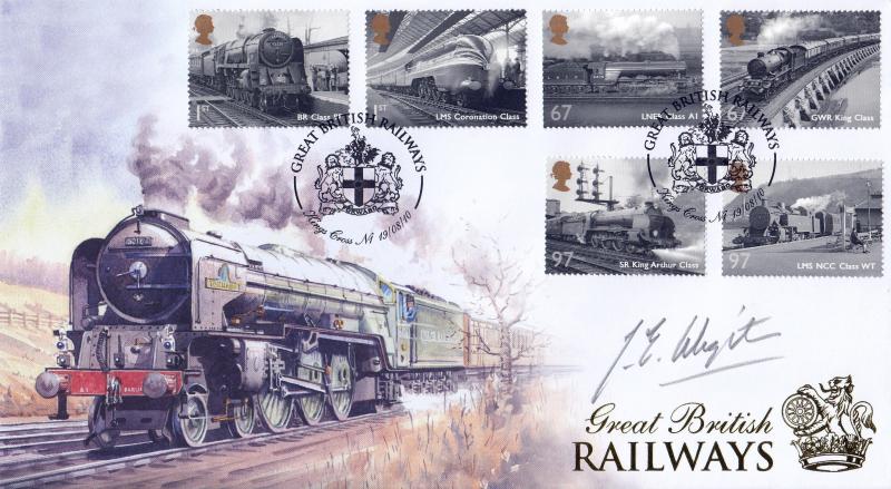 2010 (08) Great British Railways - Internet 'Kings Cross' Official - Signed by John Wigston