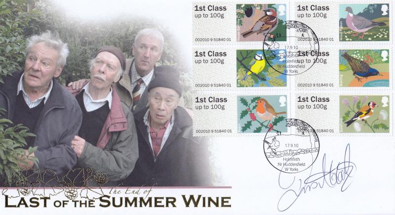 2010 (09) British Birds Post & Go - Internet 'Last Of The Summer Wine' Official - Signed by Russ Abbott