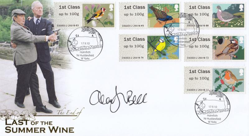 2010 (09) British Birds Post & Go - Internet 'Last Of The Summer Wine' Official - Signed by Alan Bell