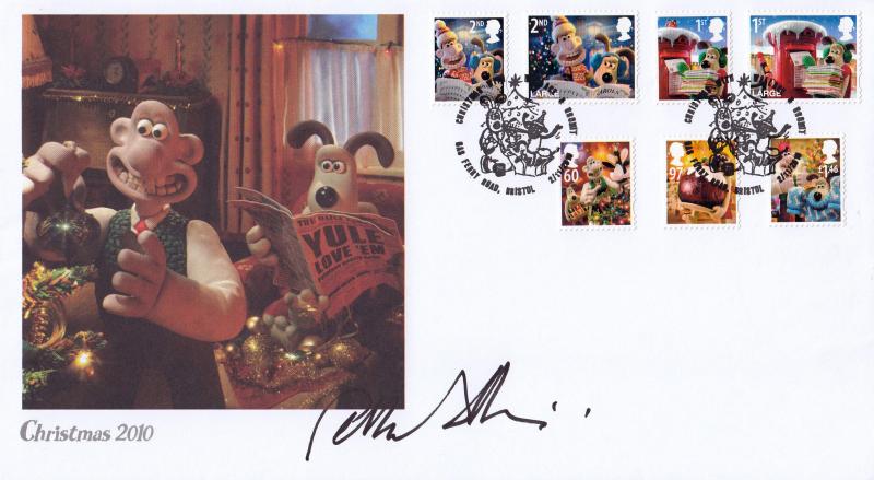 2010 (11) Christmas (Stamps) - Internet 'Gas Ferry Road' Special - Signed by the late Peter Sallis