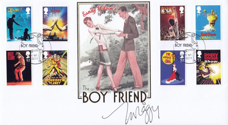 2011 (02) Musicals - Internet 'The Boy Friend' Official - Signed by Twiggy Lawson