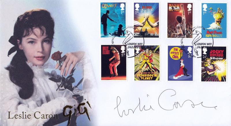 2011 (02) Musicals - Internet 'Musical Theatre, WC1' Official - Signed by Leslie Caron