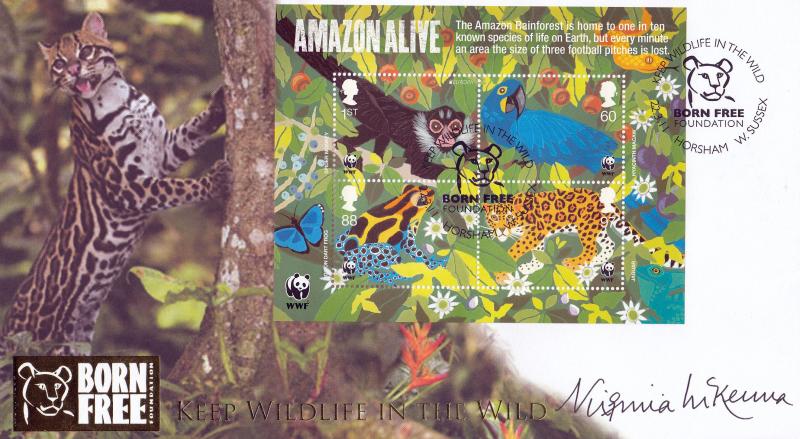 2011 (03) WWF (M/S) - Internet 'Born Free Foundation' Official - Signed by Virginia McKenna