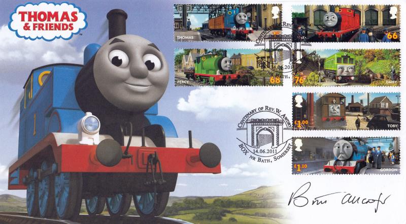 2011 (06) Thomas The Tank Engine (Stamps) - Internet 'Rev W. Awdry, Box' Special - Signed by Britt Allcroft