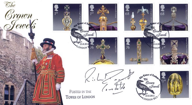 2011 (08) Crown Jewels - Internet 'Tower of London (Raven) EC3' Official - Signed by General The Lord Francis Dannatt