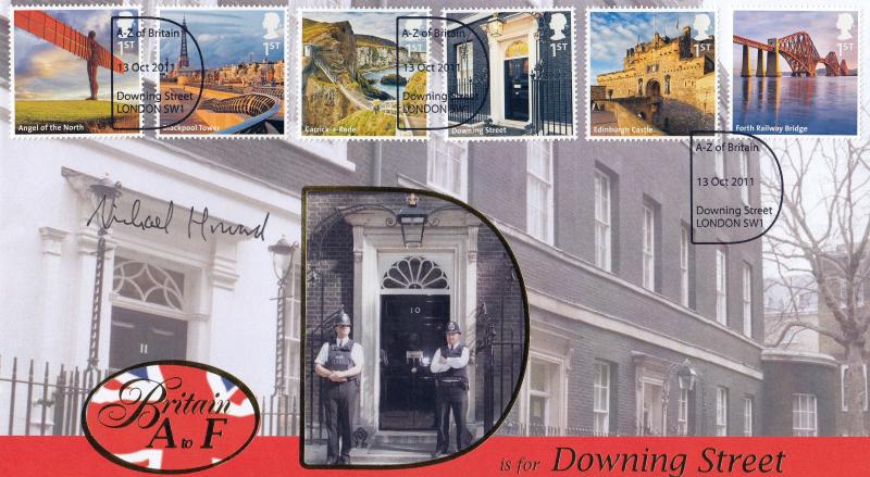 2011 (10) A-Z of Britain - Internet 'D - Downing Street' Official - Signed by Baron Michael Howard