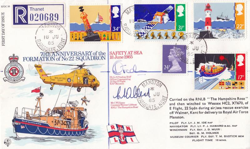 1985 (06) Safety At Sea - RFDC 36 Official - Manston CDS