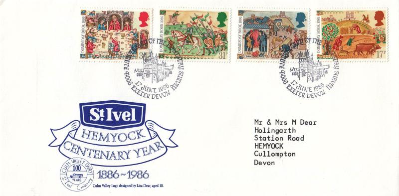 1986 (06) Medieval - Culm Valley Dairy (St Ivel) Cover - Exeter H/S