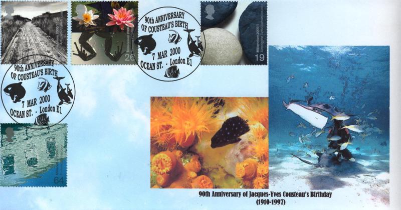 2000 (03) Water & Coast - Peter Payne 'Jacques Cousteau 90th Birthday Official