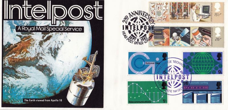 1982 (09) Info Technology - Hawkwood 'Intelpost' Official (With 1969 Set)