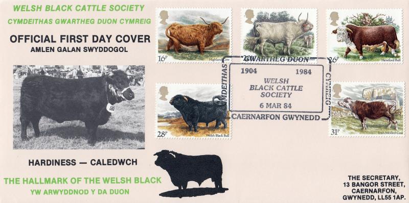 1984 (03) Cattle - DGT Welsh Black Cattle Society Official