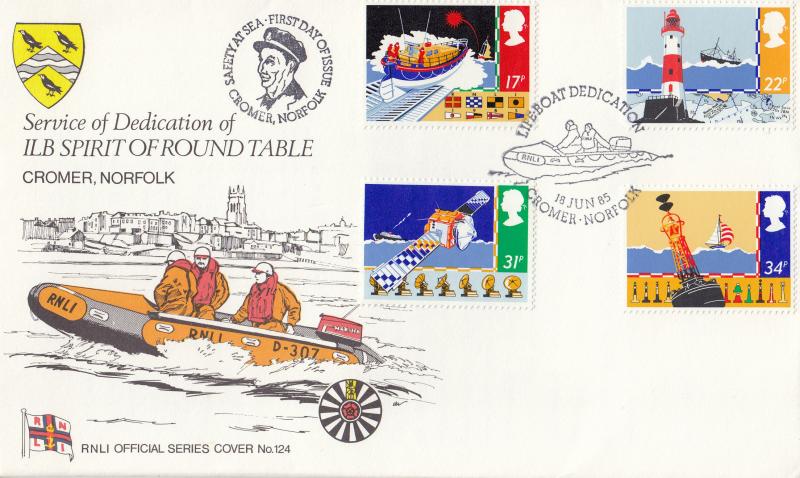 1985 (06) Safety At Sea - RNLI Lifeboat Dedication, Cromer Official