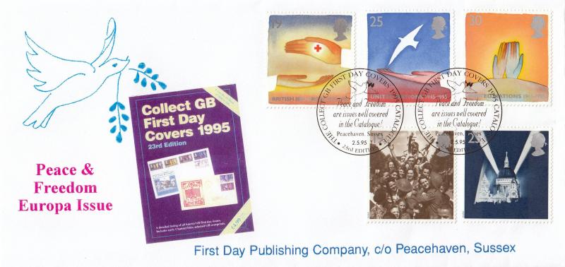 1995 (05) VE Day - First Day Publishing 'Peacehaven' Official