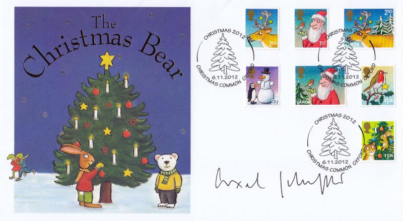 2012 (11) Christmas (Stamps) - Internet 'Christmas Common' Official - Signed by Axel Scheffler