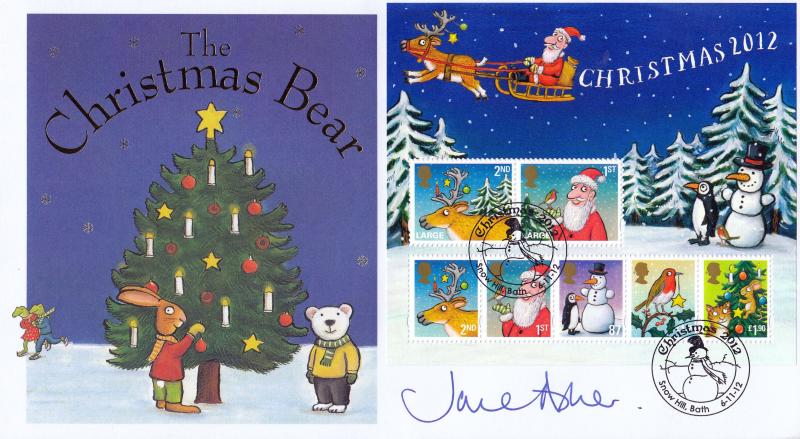 2012 (11) Christmas (M/S) - Internet 'Snow Hill' Special - Signed by Jane Asher