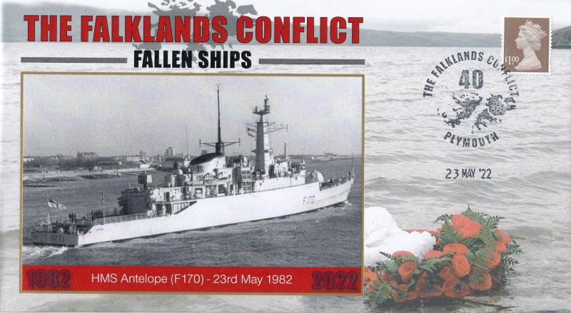 2022 (05) Falklands War 40th Anniv - Internet 'Fallen Ships Special - HMS Antelope