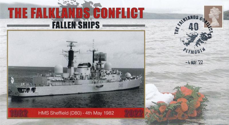 2022 (05) Falklands War 40th Anniv - Internet 'Fallen Ships Special - HMS Sheffield