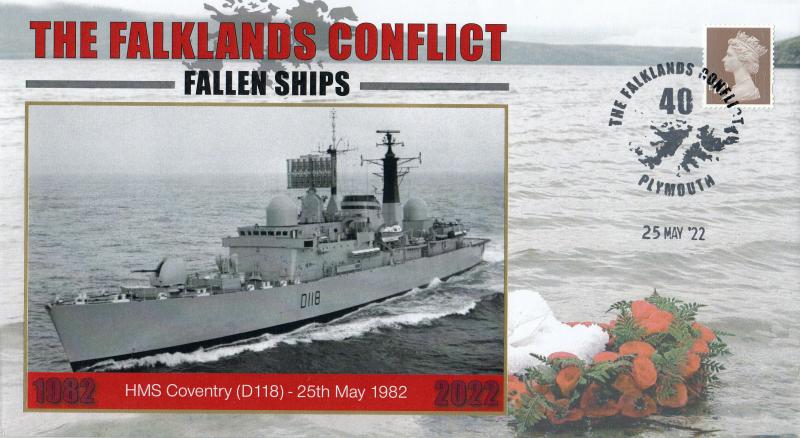 2022 (05) Falklands War 40th Anniv - Internet 'Fallen Ships Special - HMS Coventry